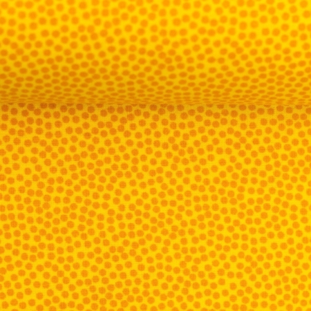 Baumwollstoff - Dotty - gelb